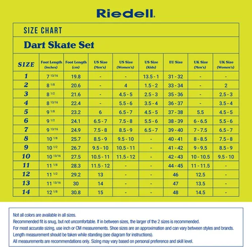 Miniatura 8 de Riedell, patines rodantes con dardo Negro