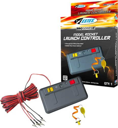 Estes Controlador de lanzamiento 2240 Pro Series II, controlador de lanzamiento modelo cohete volador, accesorios para mayores de 10 años