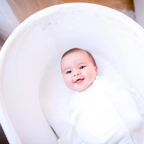 Miniatura 2 de Happiest Baby SNOO Saco de Dormir - Manta Envolvente para Bebé de Algodón 100% Orgánico - Diseñado por Doctores Promueve el Desarrollo Saludable