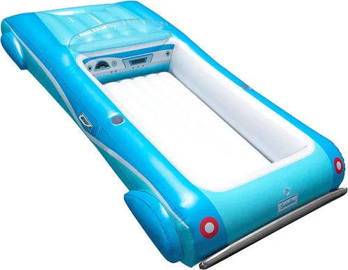 SWIMLINE Colchón Flotante Inflable para Piscina Tumbona Balsa, Colchoneta Divertida, Convertible Clásico, Azul Coche convertible clásico