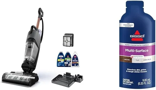 Miniatura 8 de BISSELL CrossWave HydroSteam - Aspiradora en seco y húmedo, aspiradora multiusos, lavado y vapor, fórmula desinfectante incluida, 35151