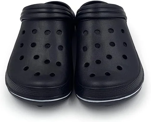 Miniatura 7 de Pantuflas unisex clásicas con forro de cuero estilo zuecos, AC1519