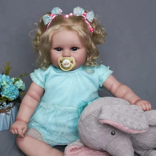 Miniatura 2 de JIZHI Muñecas Realistas de Bebé Reborn - 20 Pulgadas con Sensación Realista de Recién Nacido Adorables y Juguetonas Muñecas de Bebé de la Vida Real