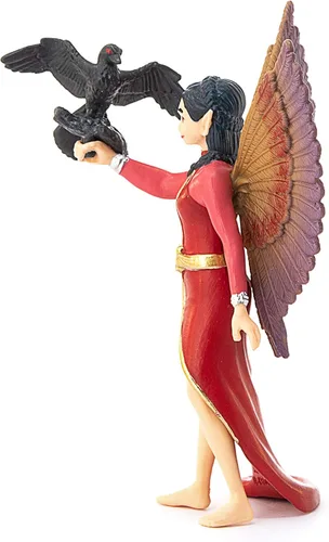 Miniatura 3 de Schleich bayala Película, princesa de hadas y el unicornio juguetes de personaje, Fairy Nuray con Raven Munyn, a partir de 5 años