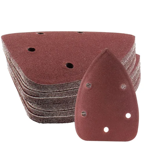 Miniatura 26 de 25 Piezas Papel de Lijado para Detalle de Ratón 40 Grano 5 Agujeros Hojas de Lijado para Ratón con Gancho y Bucle Almohadillas de Lijado para 140mm