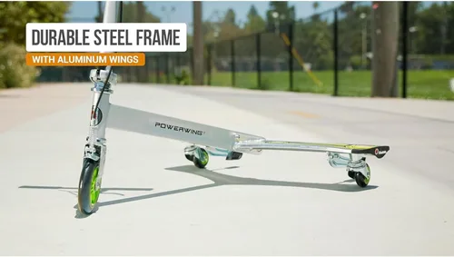 Miniatura 5 de Razor Patinete con ruedas PowerWing Plata/Verde DLX