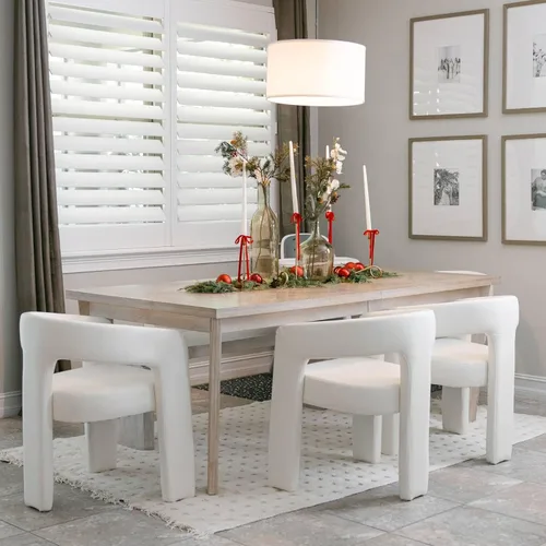 Miniatura 17 de VESCASA Silla de Comedor de Barril de Terciopelo con Respaldo Abierto, Sillón Lateral de Acento Moderno Tapizado con 3 Patas para Caqui-terciopelo