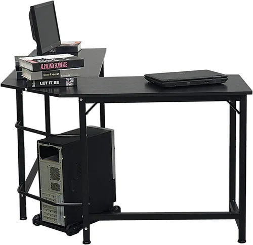Miniatura 4 de Escritorio para computadora, mesa de estudio, escritorio en forma de L, escritorio de escritorio para computadora, escritorio de esquina