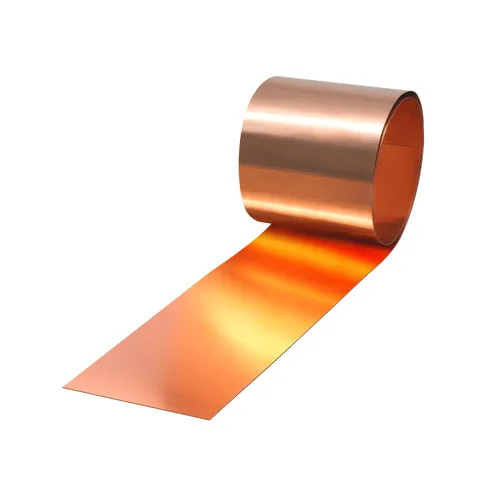 Rollo de chapa de cobre puro 99.9%, tira de lámina de cobre de 39.370 in x 3.937 in x 0.002 in para reparaciones eléctricas, manualidades de
