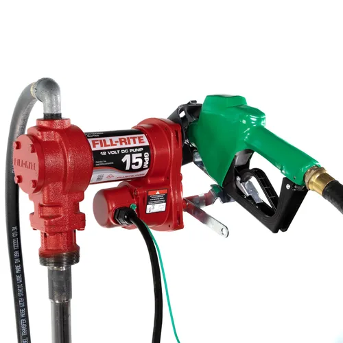 Miniatura 11 de Fill-Rite FR1204H - Bomba de transferencia de combustible de 12 V, 15 GPM (modelo sólo bomba) Gasolina, diésel, queroseno, mezclas de etanol