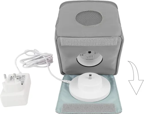Miniatura 2 de Annmore Bolsa de almacenamiento para caja y figuras Tonies, con funda para orejas Tonies, estuche de transporte para Toniebox y personajes, gris