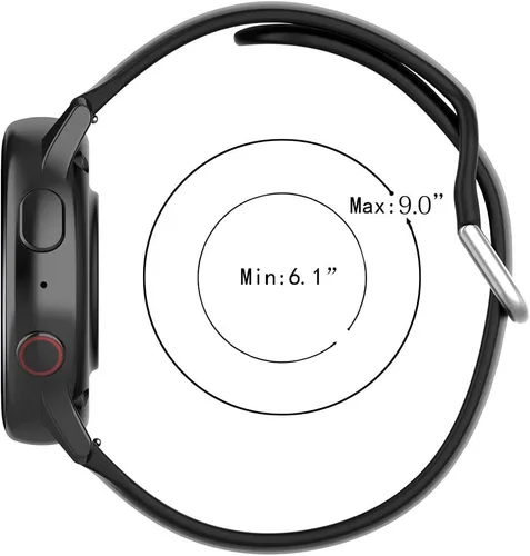 Miniatura 8 de Correas de 0.78 pulgadas compatibles con iTouch Air 3, 1.575 pulgadas/iTouch Sport 4 Smart Watch Pulsera de silicona de repuesto para pulsera 3