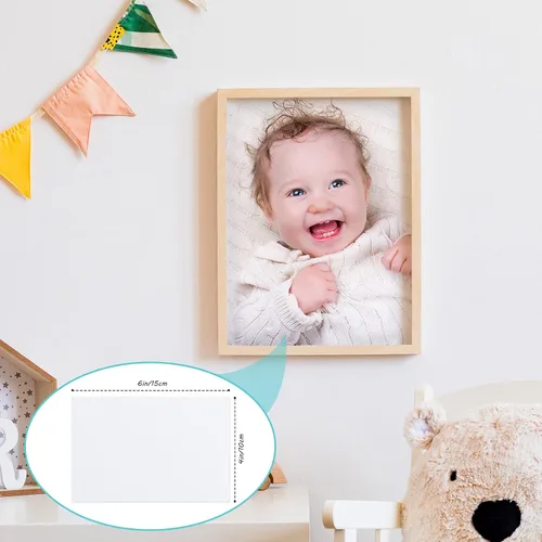 Miniatura 4 de Hotop 8 letreros de aluminio para sublimación, tablero de fotos en blanco, panel de fotos de sublimación, placa de aluminio para boda, impresión