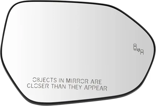 Miniatura 325 de TRQ Cristal de espejo izquierdo compatible con Chevrolet Silverado 1500 GMC Sierra 1500 2019-2021