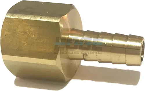 Miniatura 5 de Diámetro de manguera de 3/8 pulgadas a hembra NPT FNPT FNPT de latón recto para combustible, aire, agua, aceite, gas, WOG (cantidad 05)