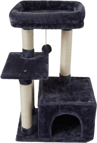 Miniatura 9 de FISH&NAP Lindo Árbol para Gatos Gatito Torre para Gatos para Gato de Interior Condominio Postes Rascadores de Sisal con Plataforma de Salto Muebles