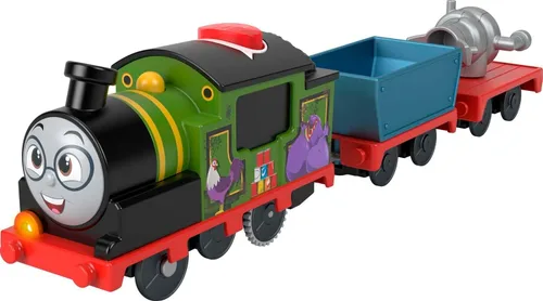 Thomas & Friends Tren de Juguete Motorizado Motor Parlante Whiff con Sonidos y Frases y Vagón de Carga para Juego de Simulación Preescolar para