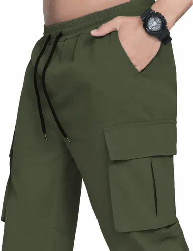 Miniatura 4 de LYRXXX Pantalones Cargo Casuales para Hombre Pantalones de Senderismo Pantalones de Entrenamiento Joggers Sudaderas para Hombres