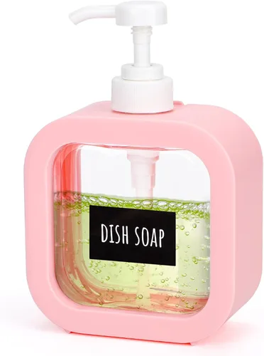 Miniatura 10 de Segbeauty Dispensador de jabón de manos de 16.9 onzas, dispensador de jabón líquido a prueba de fugas de 16.9 fl oz para baño, dispensadores de Negro