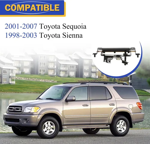 Miniatura 2 de X4XZ 69090-08010 - Manija de puerta trasera para Toyota Sienna 1998-2003, Toyota Sequoia 2001-2007 reemplaza 69090-0C080, 79600