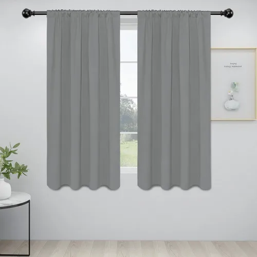 Miniatura 56 de Easy-Going - Cortinas opacas con bolsillo para varilla para el dormitorio, cortinas para ventanas que oscurecen la habitación o la sala de estar
