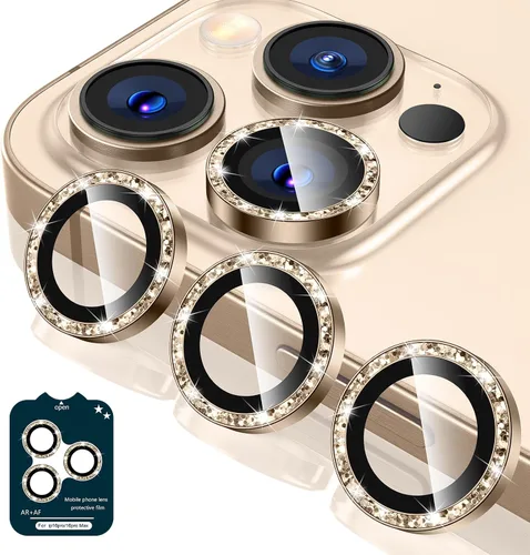 Miniatura 15 de Tensea Protector de lente de cámara Compatible para iPhone 17 Pro Max/17 Pro/15 Pro Max/15 Pro/16 Pro Max/16 Pro/14 Pro Max/14 Pro, Cubierta