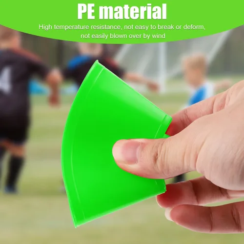 Miniatura 3 de 15 conos de fútbol para entrenamiento deportivo, mini conos de fútbol flexibles de agilidad deportivos, conos de entrenamiento para fútbol