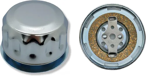 Tapa de respiradero de tanque hidráulico para depósito de aceite y combustible – Tapa de llenado con ventilación de metal (con brida, cerradura de