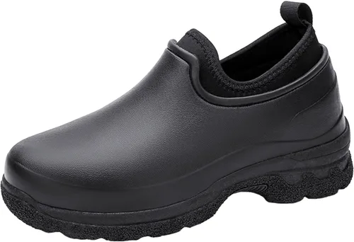 Meidiastra Zapatos de chef para hombre y mujer, impermeables, antideslizantes, para cocina, trabajo, zuecos de enfermera, zapatos de seguridad para