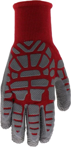 Miniatura 2 de BOSS Guante de Trabajo de Agarre Táctil con Micro Armadura de Espuma de Látex Sumergido, Cáscara de Nylon, Resistente al Agua, Resistente a
