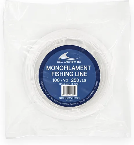 Miniatura 34 de BLUEWING Sedal de pesca monofilamento 6,8,10,12,15,20,25,30,40,50,60,80,100,130,250,300,400 libras, 50,100,500,1000,3000 yardas, hilo de pescar mono