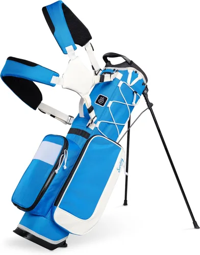 Sunday Golf Bolsa de golf Recess Kids | Bolsa de soporte para niños de 5 a 12 años | Parte superior ligera de 4 vías | Capacidad para hasta 8 palos