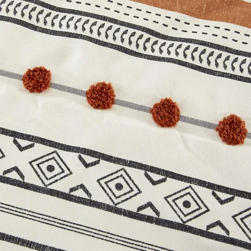 Miniatura 4 de Modern Threads - Juego de edredón de 4 piezas de la colección Layne - Juego de cama elegante reversible - Incluye edredón, fundas de almohada