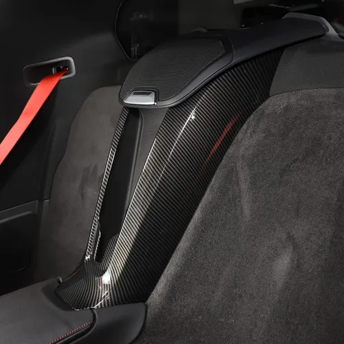 Miniatura 5 de CHEAYAR Funda de cargador de teléfono con patrón de fibra de carbono compatible con Chevrolet Corvette C8 2020-2023, funda de carga inalámbrica