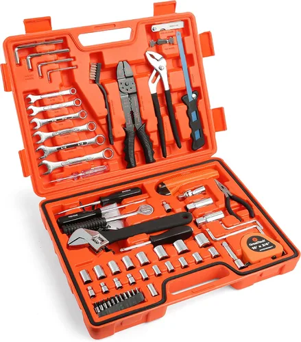 Miniatura 2 de Great Neck MS125 Juego de herramientas marinas de 125 piezas, regalos para hombres, regalos para papá, alta visibilidad, caja de herramientas