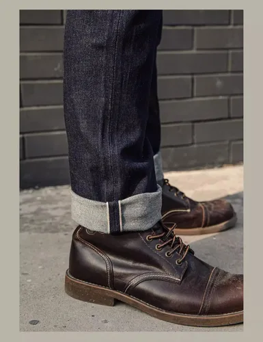 Miniatura 7 de Red Tornado 12oz Selvdege Denim Jeans Slim Fit GTDDO-0003