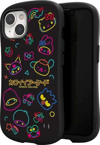 Miniatura 19 de iFace Funda para iPhone 14 Pro (6.1 pulgadas) Hello Kitty y sus amigos de primera clase, bonita funda protectora a prueba de golpes de doble capa