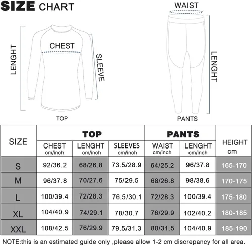 Miniatura 6 de MEETWEE Conjunto de ropa interior térmica para hombre, equipo de esquí de invierno, forro polar, capa base larga, cálida, parte superior e inferior