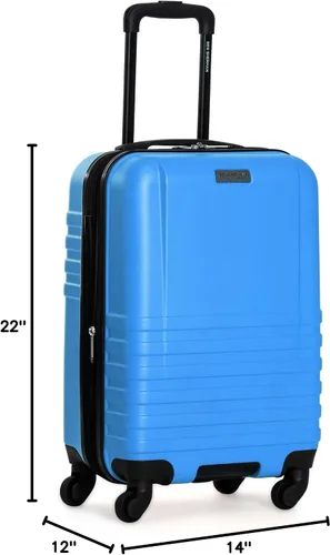 Miniatura 10 de Ben Sherman Maleta vertical de viaje con ruedas Hereford, Azul brillante, Maleta vertical de viaje con ruedas Hereford