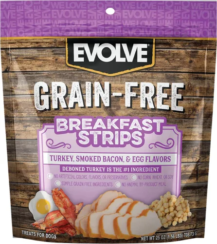 Miniatura 15 de Evolve Golosinas para perros de salmón y batata sin granos