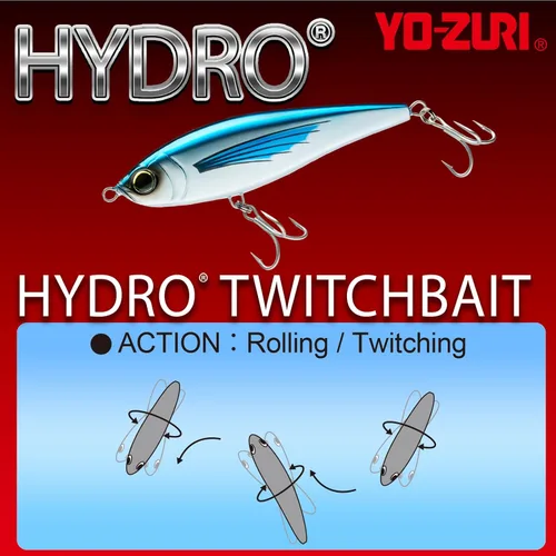 Miniatura 3 de Yo-Zuri Señuelos de hundimiento Hydro Twitchbait Hueso