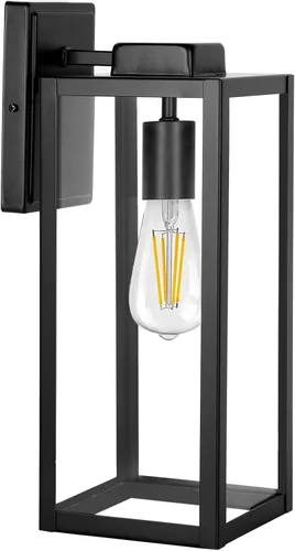 hykolity Luces de pared para exteriores de gran tamaño, linterna de pared exterior de 16 pulgadas, aplique de pared exterior impermeable,