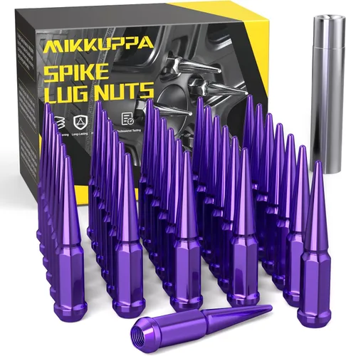 Miniatura 17 de MIKKUPPA 20 piezas de tuercas de rueda M12x1.5, tuerca de rueda M12x1.5, asiento cónico, tuercas de extremo negro con llave de casquillo, reemplazo