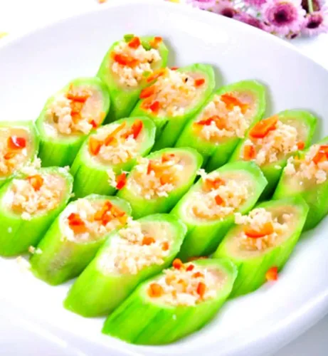 Miniatura 6 de 30 piezas de semillas de calabaza de esponja acanalada china okra angulada Luffa calabaza grande semillas frescas
