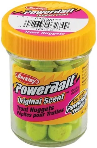 Berkley PowerBait Power Nuggets Fishing Dough Bait, Assorted Colors, Scent Dispersion Technology, Irresistible Scent and Flavor, Moldable and Easy