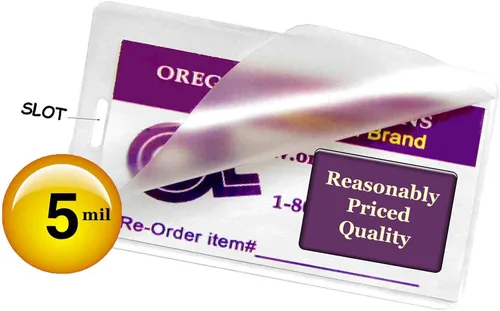 Miniatura 2 de Oregon Lamination Bolsas de laminación activadas por calor de 2-1/2 pulgadas x 4-1/4 pulgadas x 5 mil 2 lados