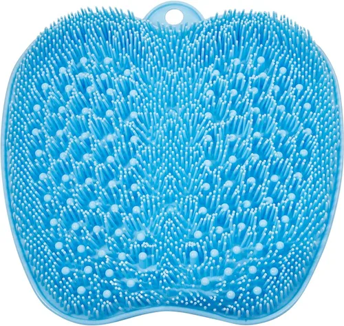 Miniatura 11 de BESKAR XL Esterilla grande para limpiar los pies en la ducha - Limpiador de pies para la ducha para eliminar callos y piel muerta, esterilla de Rosa