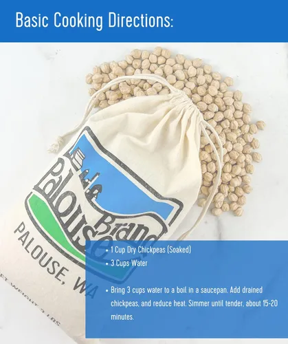 Miniatura 6 de Bolsa de garbanzos, proyecto verificado sin OGM 100% sin irradiadiar Certificado Kosher Parve cultivado en EE.UU. Con rastreo de campo