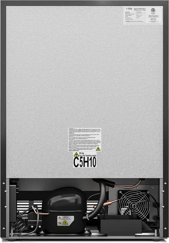 Miniatura 9 de KoolMore Refrigerador pequeño integrado de 15 pulgadas y enfriador de bebidas para latas de refrescos, latas de cerveza, alimentos y aperitivos