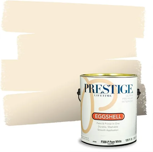 Miniatura 28 de PRESTIGE Paints Exterior Paint and Primer In One, 1-Gallon, Satin, Comparable Match of Benjamin Moore* Royal Linen* 931BM-PCM